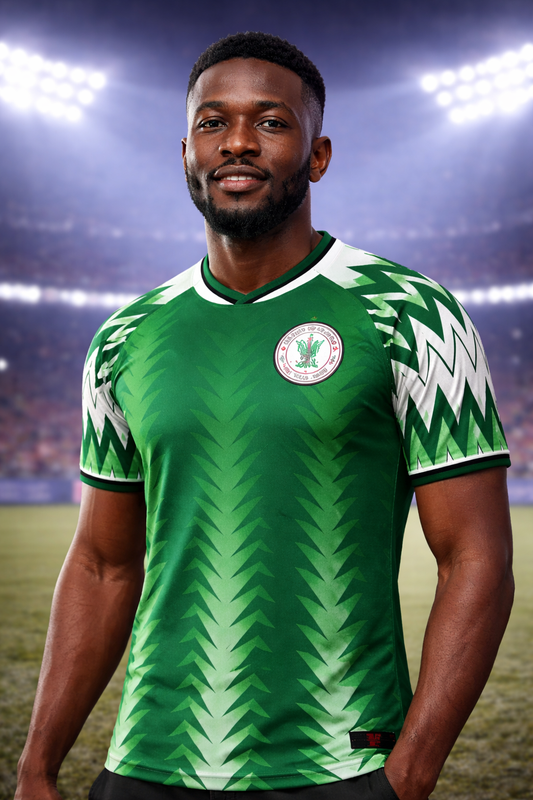 Nigeria-Inspired Football Jersey – Fan Edition Man