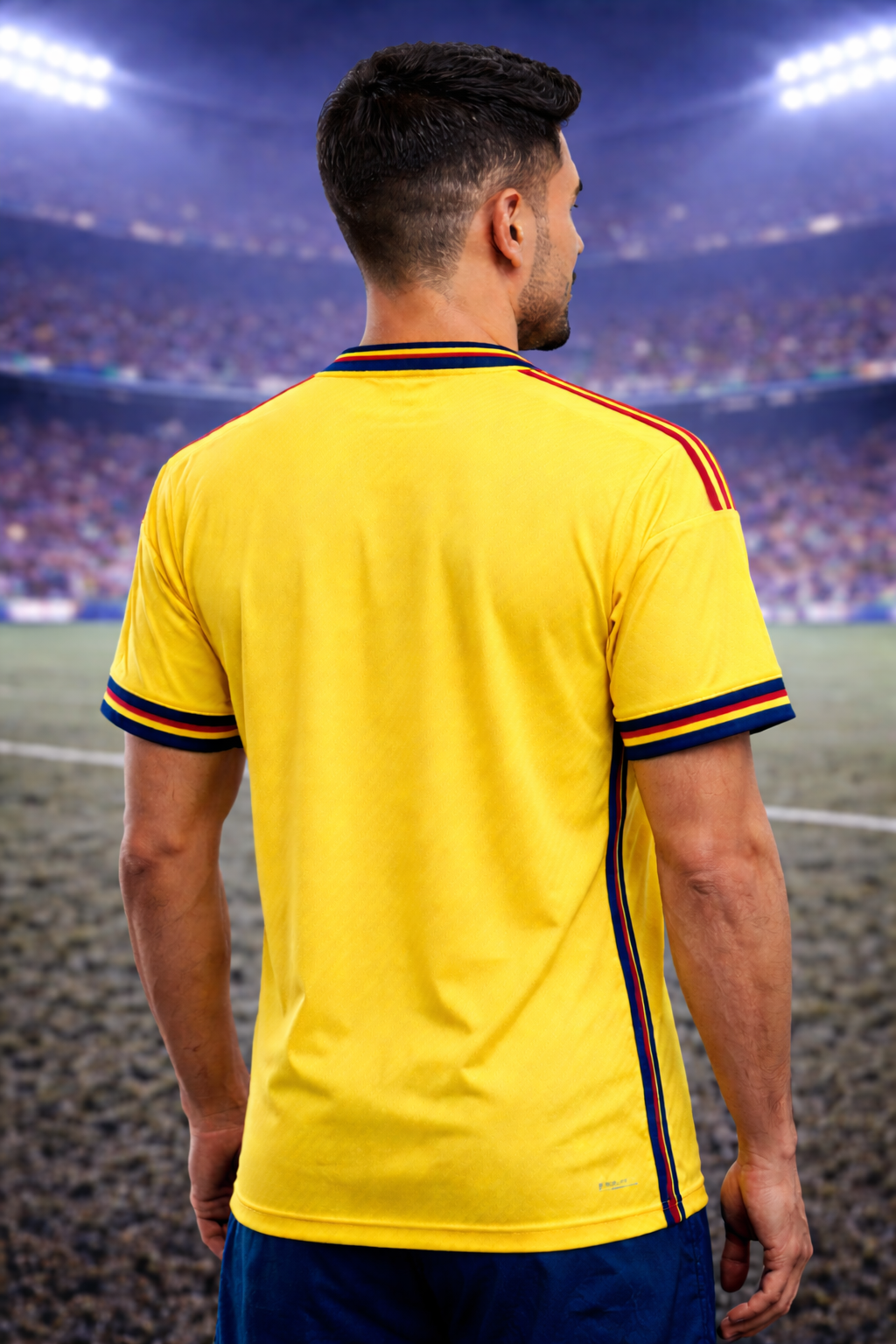 Colombia-Inspired Football Jersey – Fan Edition Man Back