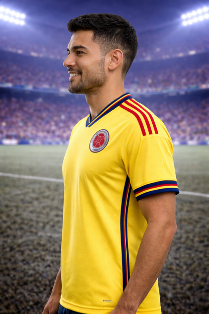 Colombia-Inspired Football Jersey – Fan Edition Man Side