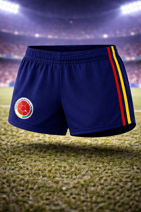 Colombia-Inspired Women’s Shorts – Fan Edition