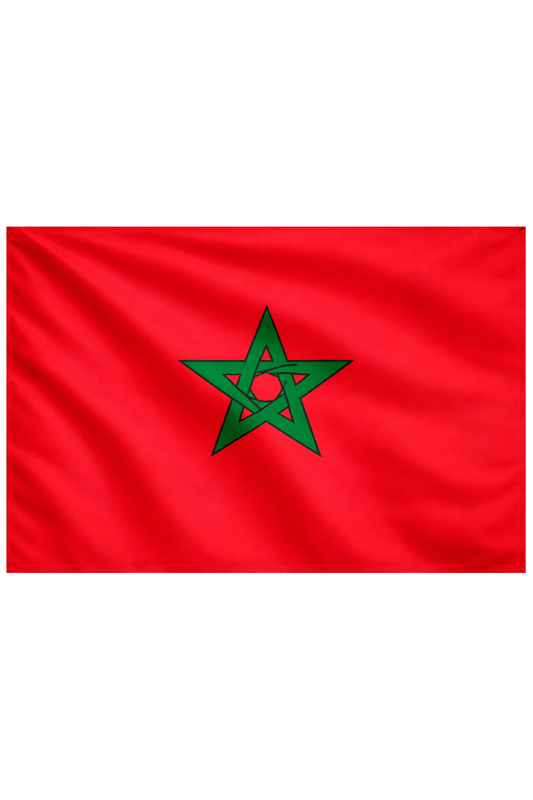 Morocco-Inspired Full Size Flag – Fan Edition