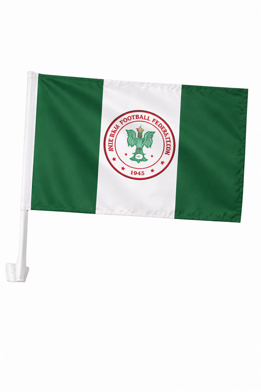 Nigeria-Inspired Car Flag – Fan Edition