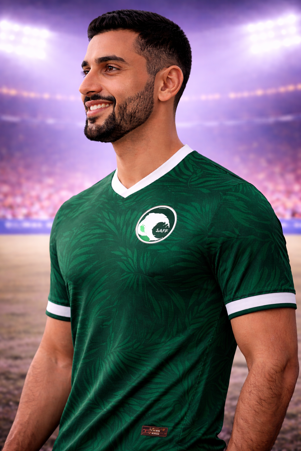 Saudi Arabia-Inspired Football Jersey – Fan Edition Man side