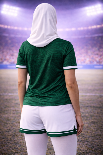 Saudi Arabia-Inspired Women’s Shorts – Fan Edition Back