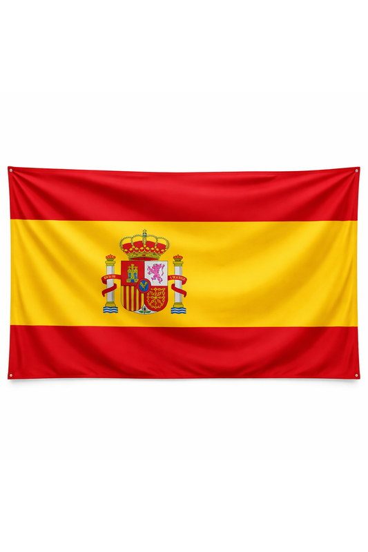 Spain-Inspired Full Size Flag – Red & Yellow Fan Edition